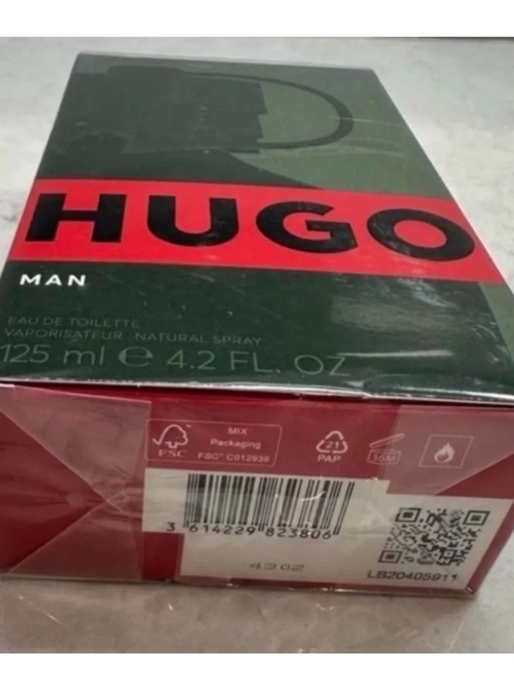 New HUGO Men's 4.20oz Sealed EDT